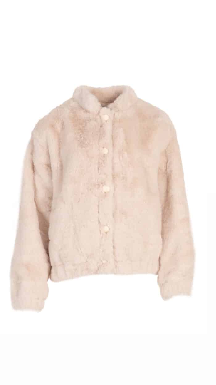 Jas Bonito Fluffy Off white azzurro -Jassen Label-L 1