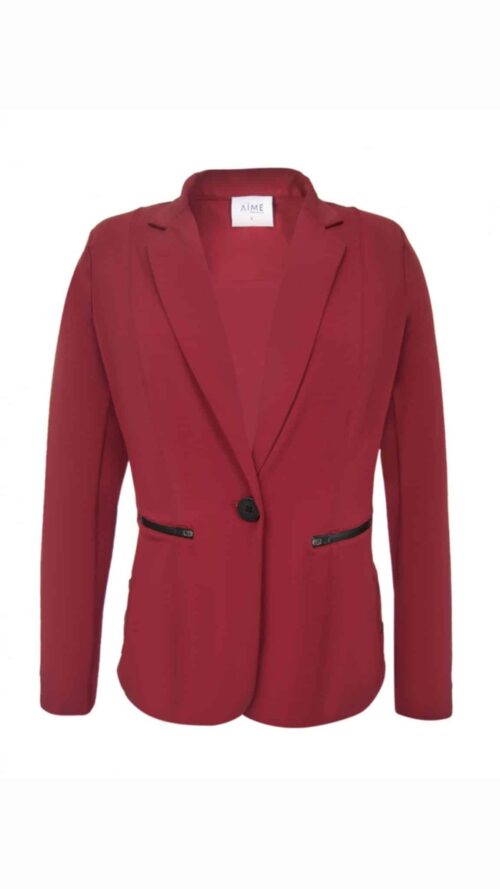 Zanne Blazer Merlot Aime balance-Blazers Label-L 2